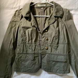 Ann Taylor LOFT military-inspired jacket